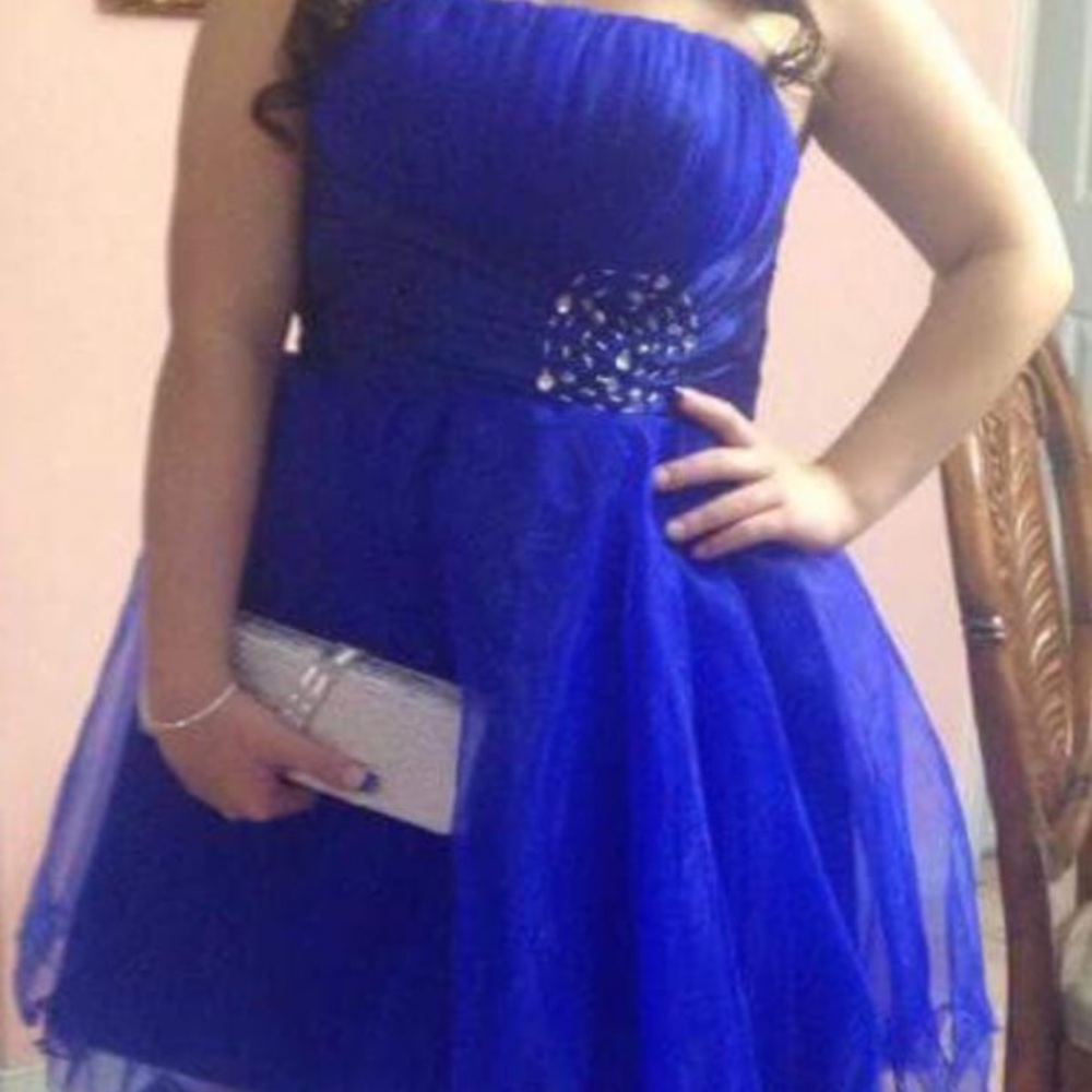 Royal blue dress